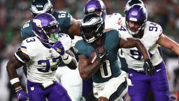 The aptly-named D'Andre Swift ensured his first game for his hometown team was a memorable one