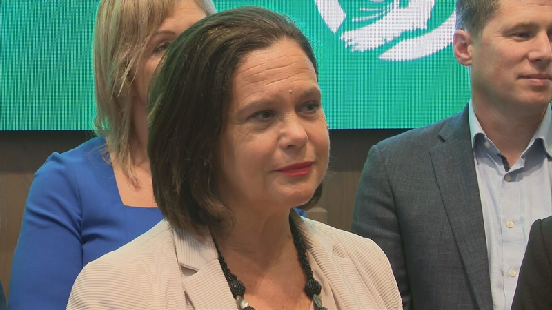 Sinn Féin leader Mary Lou McDonald at the party think-in last week