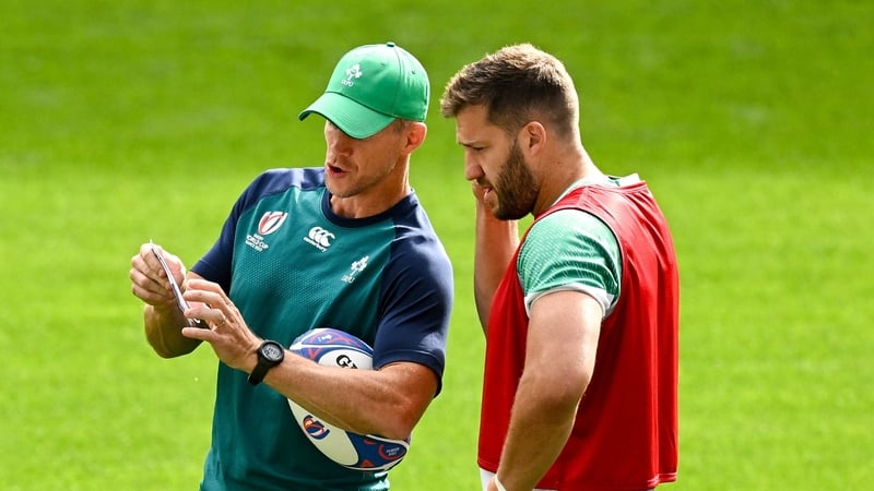 Stuart McCloskey (right) is one of those who is yet to feature at the World Cup