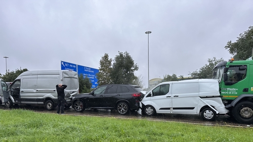 The collision happened on a slip road