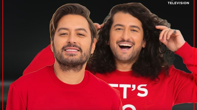 Brian Dowling and Arthur Gourounlian