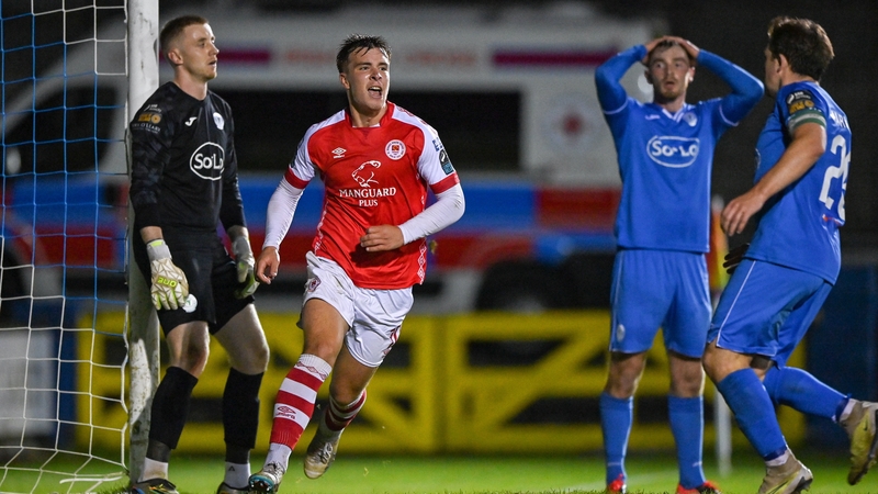 Tommy Lonergan celebrates his winner