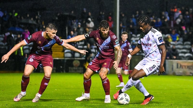 Jonathan Afolabi (R) got two for Bohs