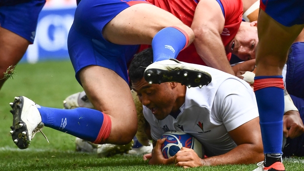 Samoa hooker Sama Malolo bagged a brace of tries