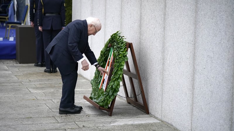 The ceremony was held in front of the refurbished Garda Monument of Remembrance at Garda Headquarters in Phoenix Park