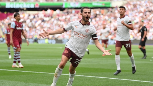 Bernardo Silva put City 2-1 ahead