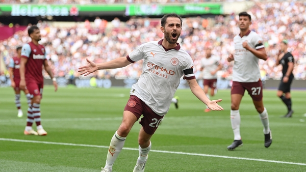 Bernardo Silva put City 2-1 ahead