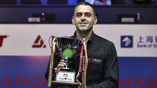 Ronnie O'Sullivan edged out Luca Brecel