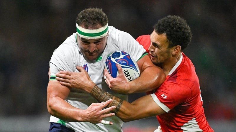 Rob Herring (L) is making an impact at his first Rugby World Cup