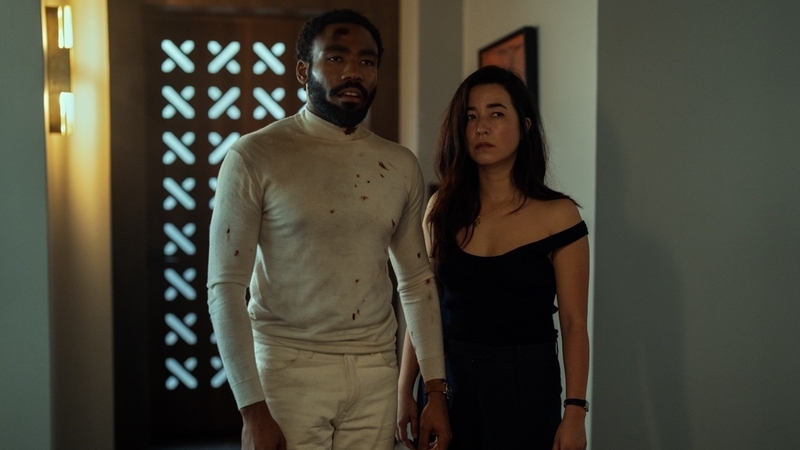 Donald Glover and Maya Erskine