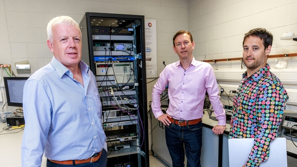 Paul Phelan, CEO, Data Edge, with David Fleming, Technical Manager for Time, NSAI, and Zdenek Chaloupka, Founder, Timing Solutions