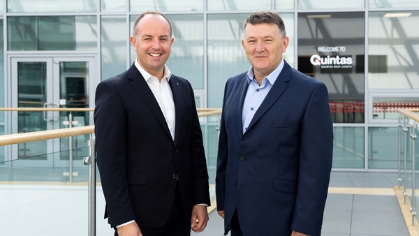 Paul O'Connell, Quintas Managing Partner, and Derry Crowley, Xeinadin Group CEO.