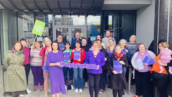 The campaigners are calling for public and affordable childcare