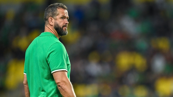 Ireland head coach Andy Farrell will name his team to face South Africa on Thursday