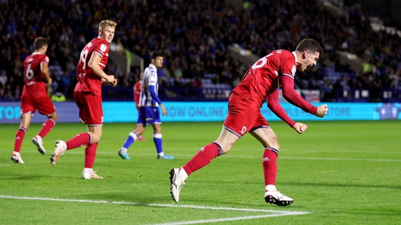 Darragh Lenihan of Middlesbrough celebrates