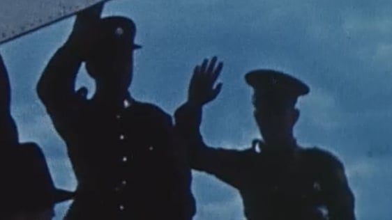 Soldiers at Baldonnel Aerodrome
