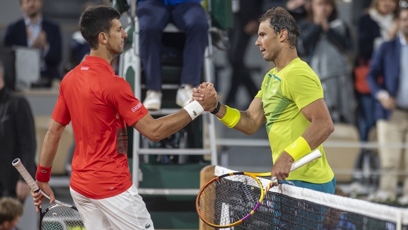 Between them Djokovic and Nadal have won 46 slams