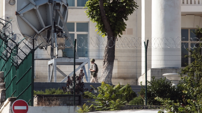 Russia's navy HQ in Sevastopol (file photo)