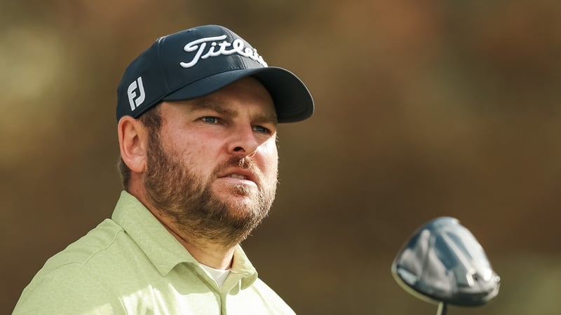 Jordan Smith looks on during Day Three