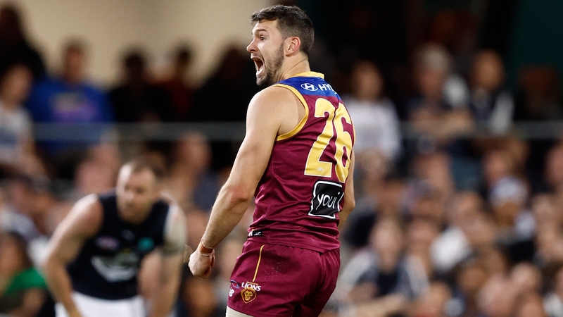 Conor McKenna celebrates scoring a goal