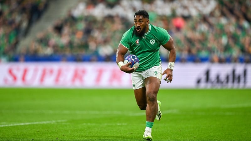 Bundee Aki scored five tries at the Rugby World Cup