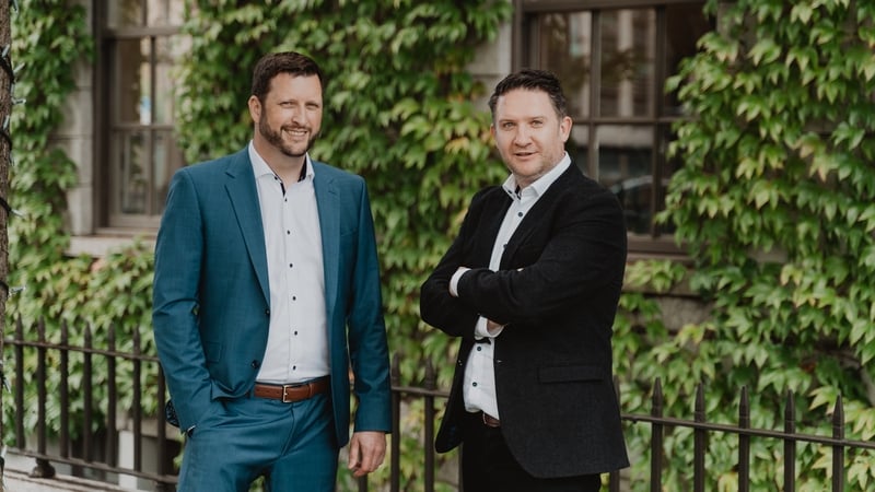 Dan Hegarty, Head of Sales HCS, with Paul Donegan, the Country Manager Ireland Fortinet