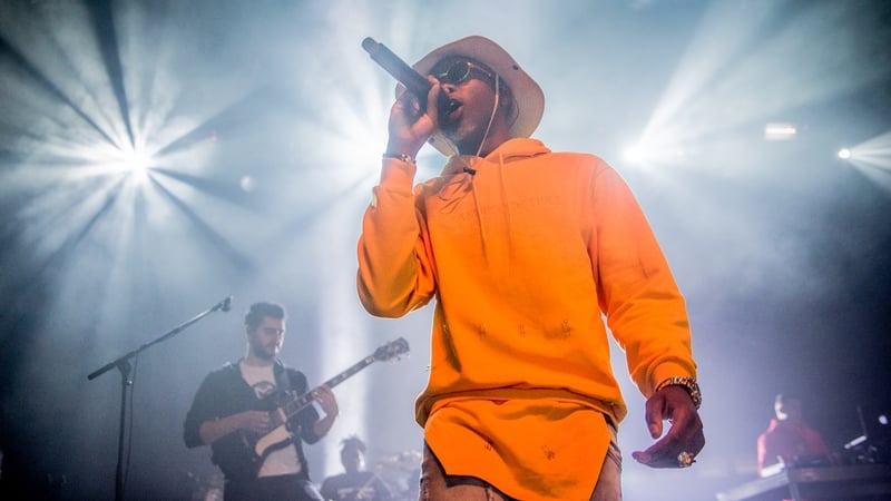 MHD on stage in London in 2018