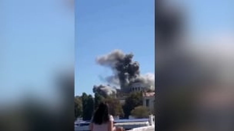 The headquarters of Russia's Black Sea fleet in Crimea were hit by a missile last Friday