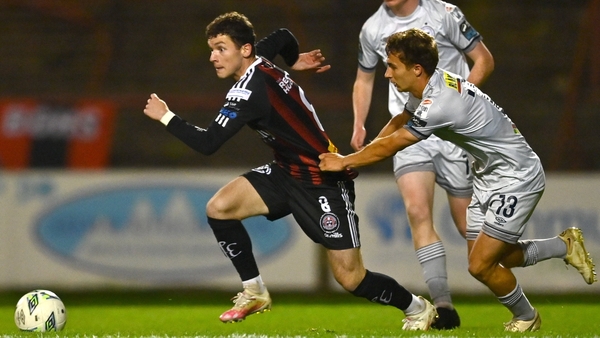Ali Coote in action for Bohs during his last stint in the league