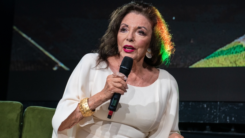 Joan Collins says predatory "wolves" on film sets are not as prevalent now