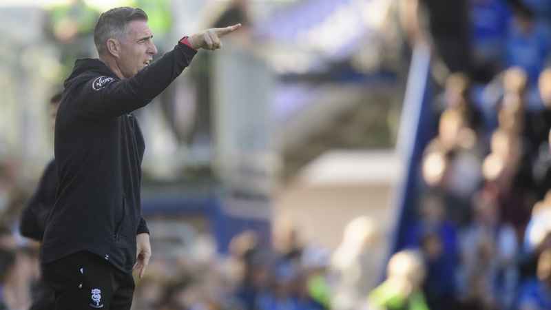 Lincoln City head coach Mark Kennedy