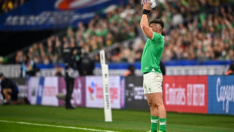 Dan Sheehan won his 19th cap against South Africa