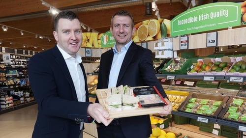 Kevin Duffy, Senior Buying Director for Lidl Ireland and John O'Brien, Managing Director of O'Brien Fine Foods