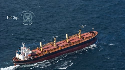 The MV Matthew left Curacao for Cork on 19 August