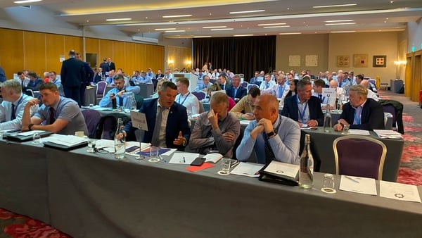 Delegates at today's special delegate conference in Kilkenny