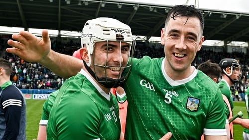 Aaron Gillane, left, and Diarmaid Byrnes have been nominated for the player of the year, alongside Kyle Hayes