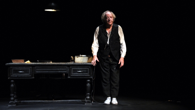 Performing in Krapp's Last Tape at the Duchess Theatre London on 22 September, 2010