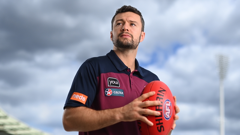Conor McKenna pictured ahead of the Grand Final between Brisbane and Collingwood
