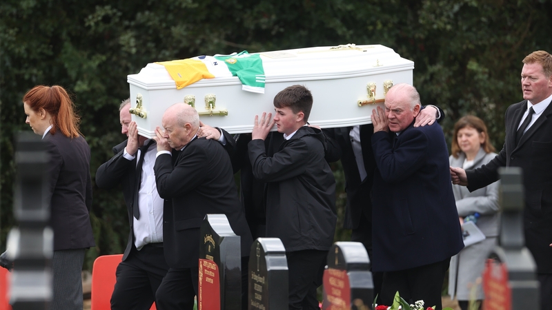 Hundreds of people attended the funeral