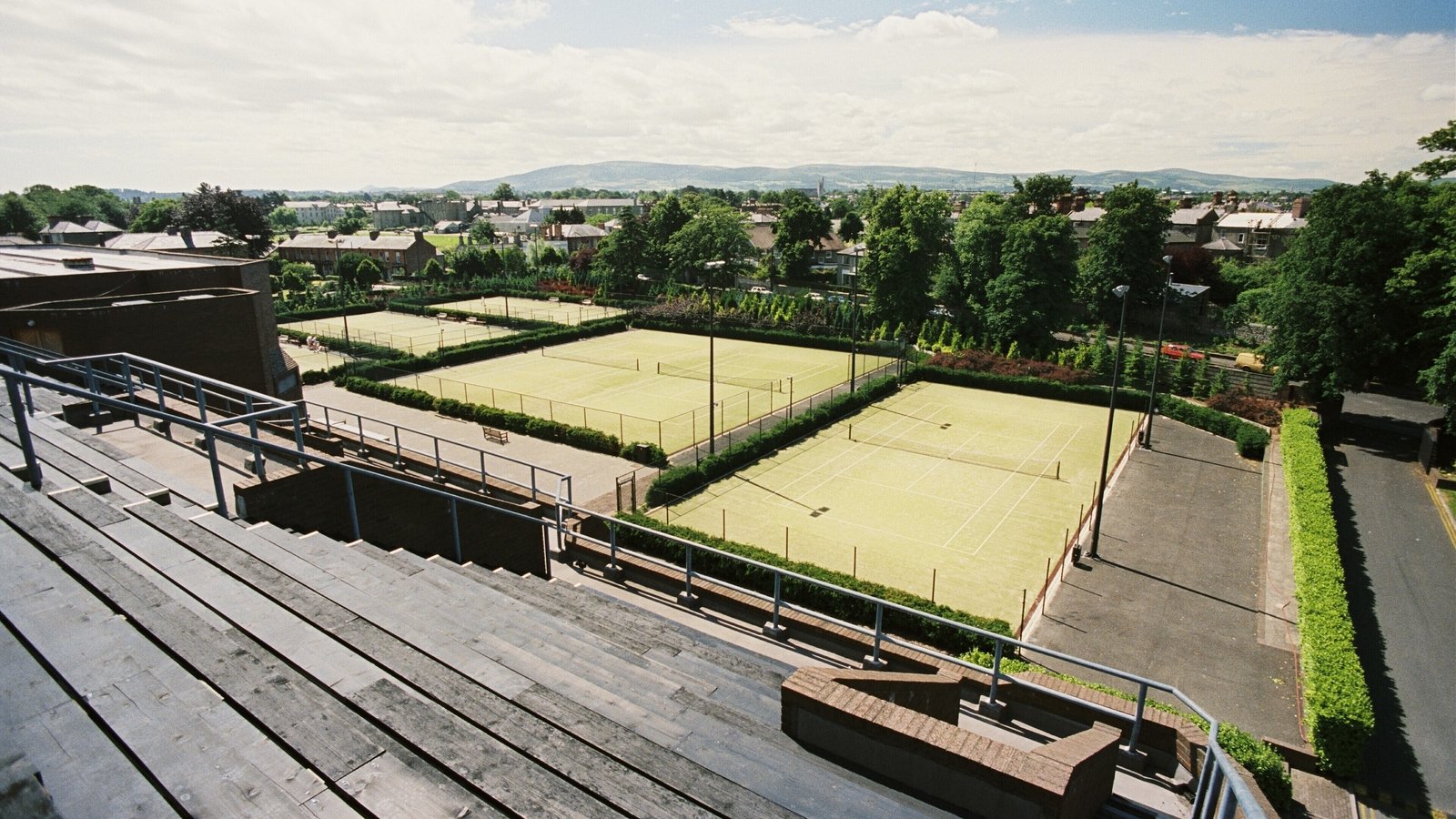 Fitzwilliam Tennis Club, pictured here in 1988, was not deemed large enough to host the USA match © RTÉ Photographic Archive