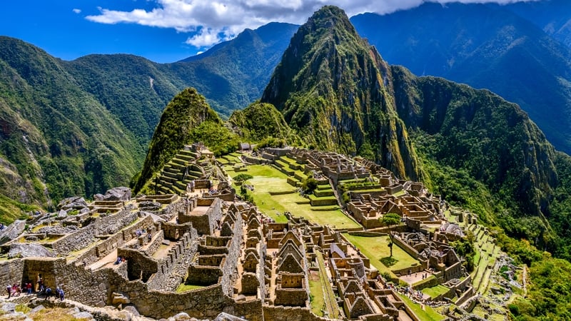 Machu Picchu is visited by up to 3,800 people per day