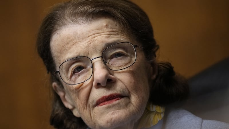Dianne Feinstein was a Washington trailblazer who became the first woman to head the influential Senate Intelligence Committee (file pic)