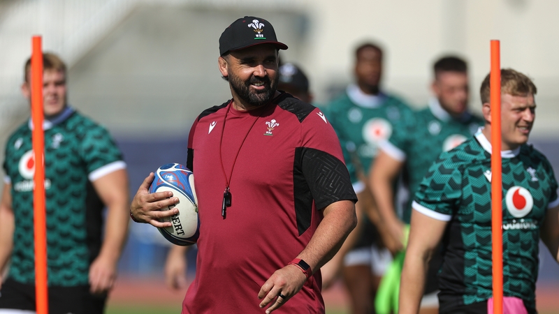 Wales assistant coach Jonathan Thomas