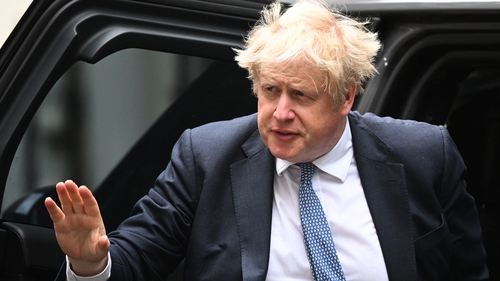 Former British prime minister Boris Johnson