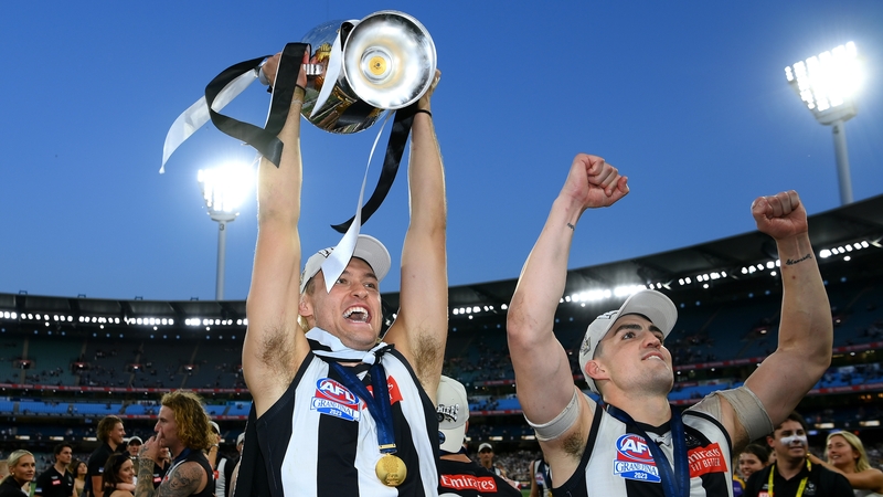 Collingwood beat Brisbane to win their first Premiership since 2010
