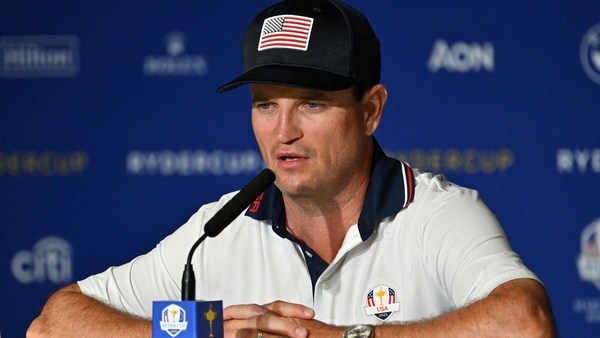 US Ryder Cup captain Zach Johnson