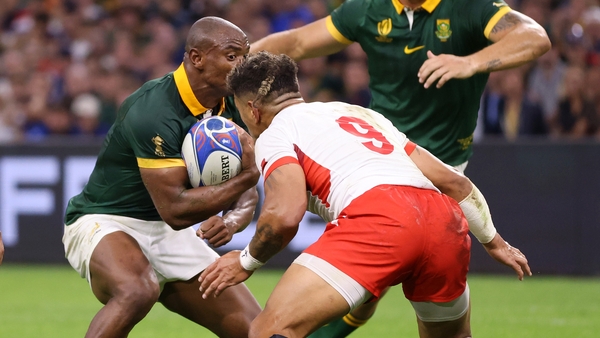 Makazole Mapimpi was injured in a clash of heads with Augustine Pulu