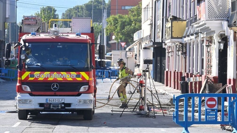 Police suspect the fire broke out in the Fonda nightclub and then spread to neighbouring venues as patrons raced to escape
