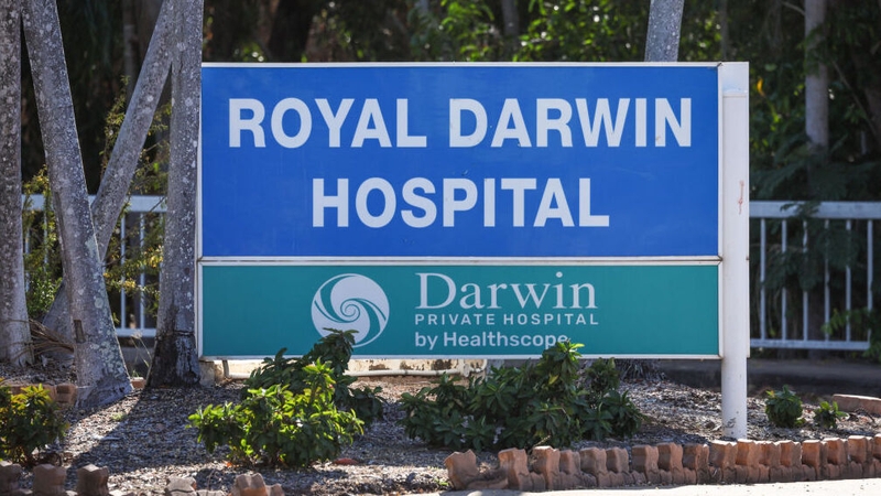 The woman was taken to Royal Darwin Hospital for treatment