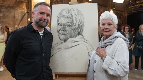 Gareth Reid and Judi Dench